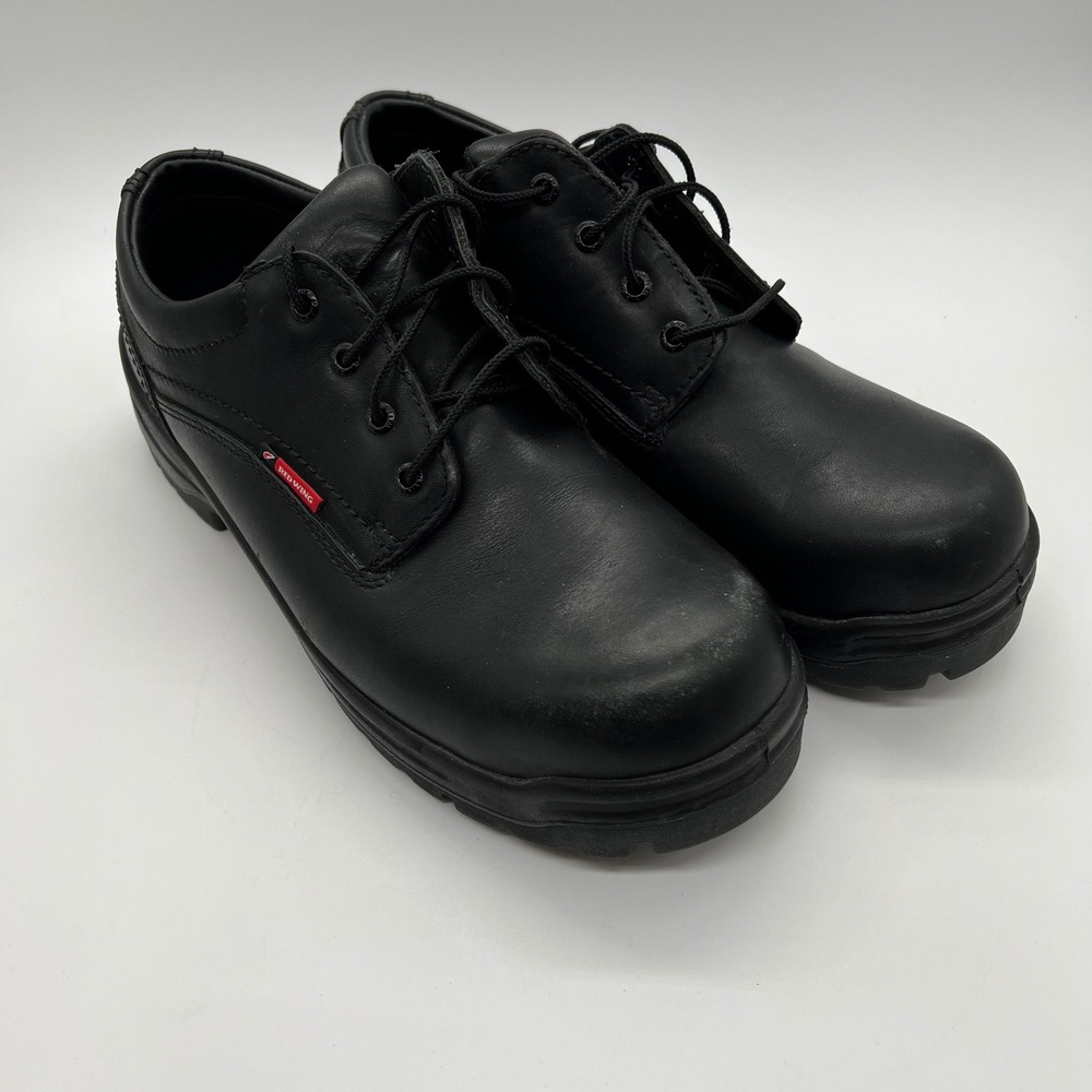 Red Wing 133 Mens Black Leather EH Rated Oxford Work Shoes Size 12 E2 Wide